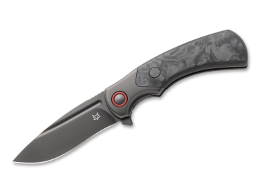 Fox Knives 40 Anniversary Knife Marble Carbon Titan Black