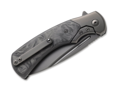 Fox Knives 40 Anniversary Knife Marble Carbon Titan Black