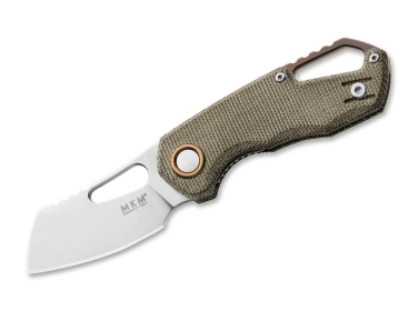 MKM Isonzo M390 Cleaver Micarta Green