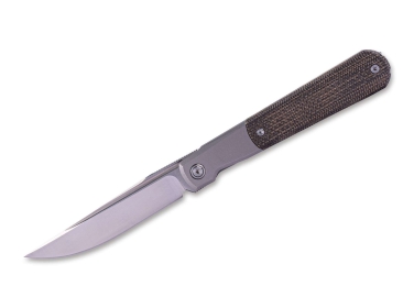 Real Steel RB-7 Titanium Natural Micarta