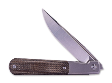 Real Steel RB-7 Titanium Natural Micarta