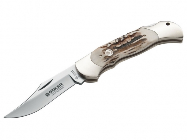 Bker Optima Clip-Point - Staghorn